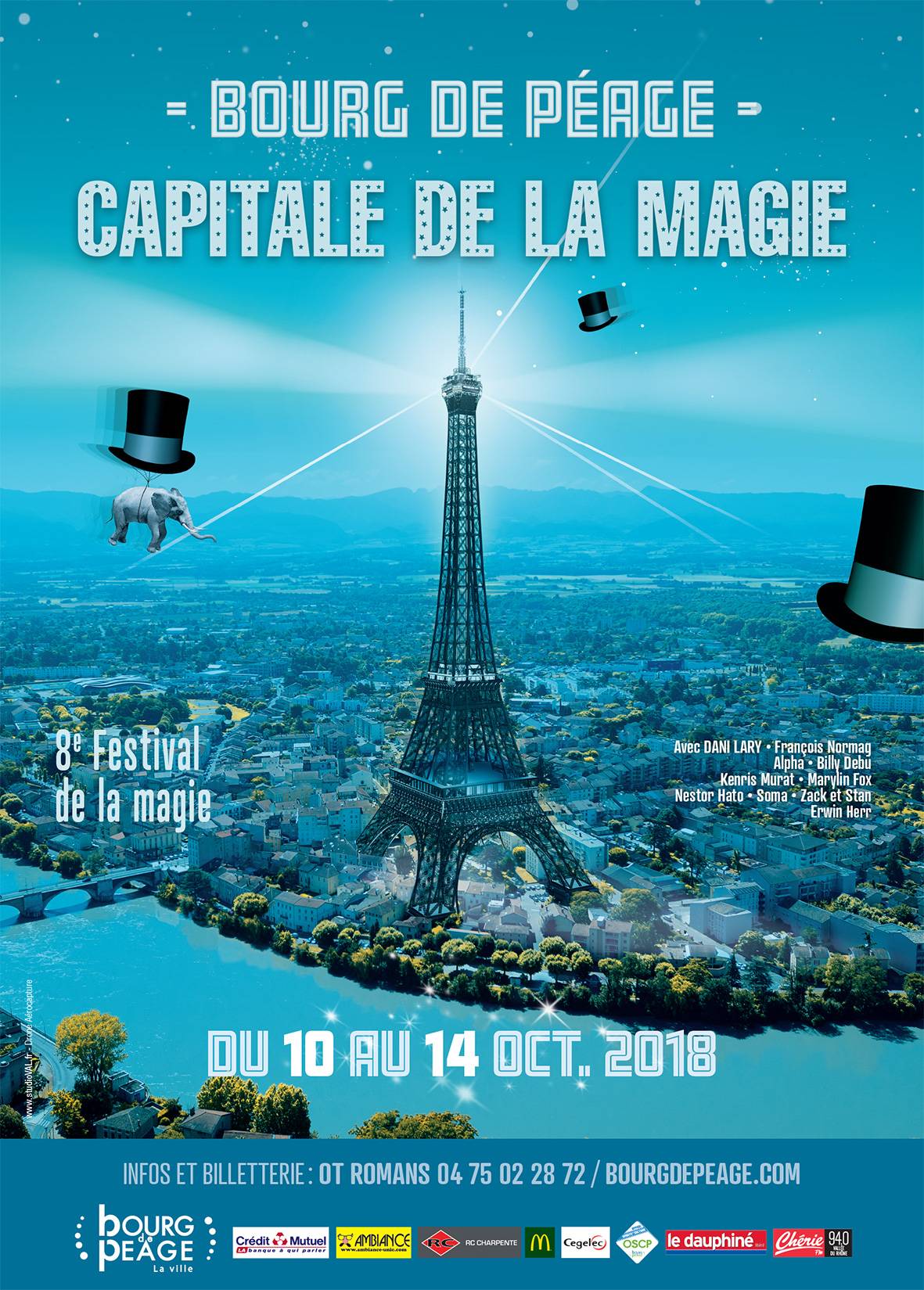 Affiche du Festival de la Magie 2018